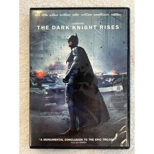 The Dark Knight Rises DVD 2012 Batman Christopher Nolan Christian Bale DC Comics